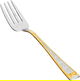 Al Saif Gallery steel sweet fork set, 6 pieces, triangle pattern - silver product image 2