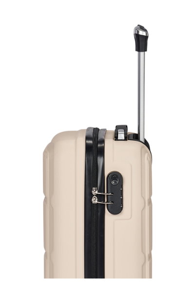 Limra WM-192 ABS Luggage Set, 3 Sizes, 4 Wheels, Combination Lock - Beige product image 5
