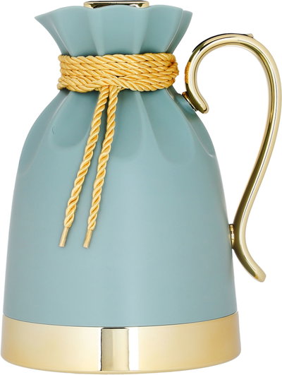 ترمس بلقيس إفرست، 1 لتر، حافظة داخلية زجاج حراري، ضغاط - أخضر product image 2