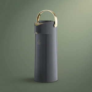 Glory Hospitality Thermos, 1.9 liters, glass inner container, plastic outer shell - dark gray product image
