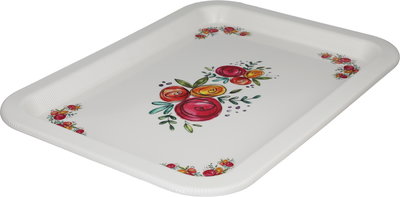 طوفرية تقديم ميلامين سيف بلص، 60x45x3 سم - ابيض product image 2