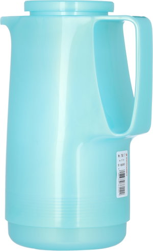 Rotpont glass thermos, 1 liter, plastic outer shell - light turquoise product image 2