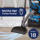 مكنسة كهربائية برميل كيون، بقوة 2200 واط، 18 لتر - ازرق product image 2