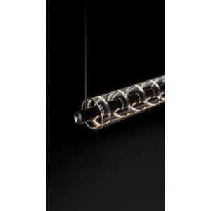 Norco Modern Aluminum Glass Chandelier, 18W, 3000K - Black product image 2