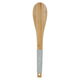 Al Saif Gallery wooden serving spoon, with silicone handle - grey product image 1