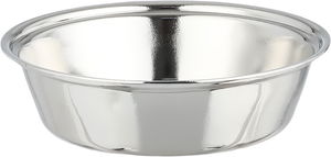 Al Saif Gallery, Date tray with stainless steel lid, Al Saif Gallery, 14.7x14.7x9 cm, round - silver gold product image 2