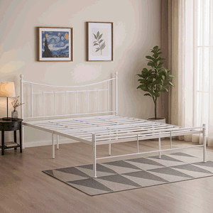 سرير حديد، 35×90×190 سم - أبيض product image 2