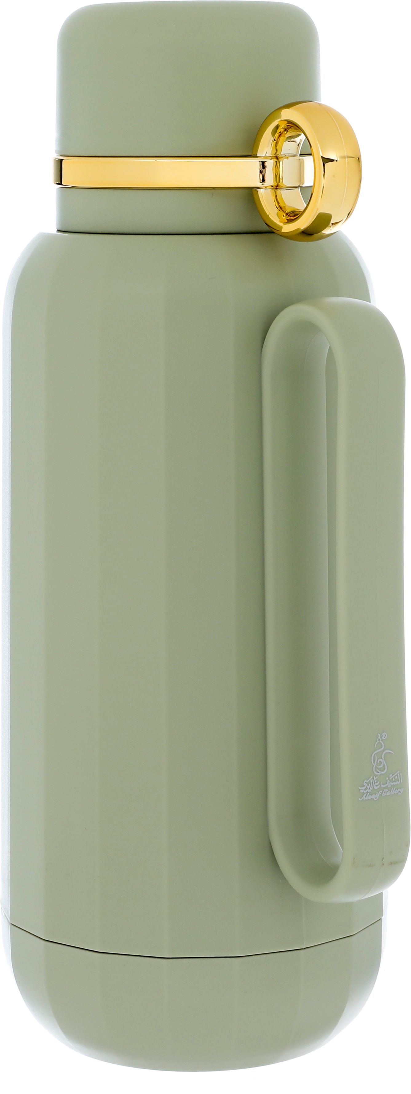 Timeless thermos, 1 liter, thermal glass inner container, plastic outer shell - olive green product image 2