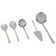 Al Saif Gallery steel spoon set, blue wooded aluminum case, 72 pieces - silver product image 3