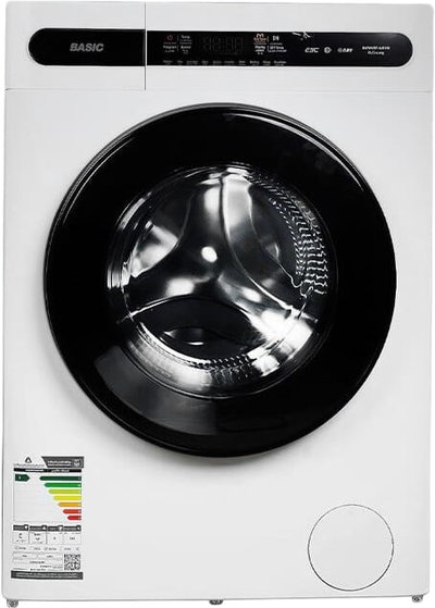Basic BAWMDF-ML08 Automatic Washer and Dryer, 14 Programs, 8 kg, Digital Display, Front Loading - White product image 2