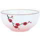 Al Saif Gallery porcelain bowl, 4.5 inches, flower pattern - white product image 1