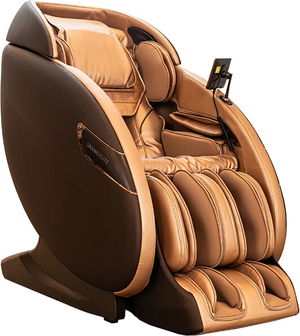 كرسي مساج فاخر ميموري فوم باك كومفورت، 85.6x146x127.5 سم - ذهب product image