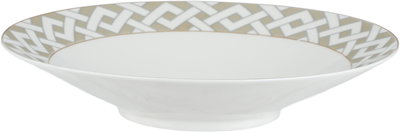 طقم تقديم سفرة بورسلان السيف غاليري، 65 قطعة، نقش ذهبي - أبيض بيج product image 10