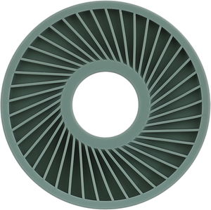 قاعدة أكواب سيليكون السيف غاليري، 9.5 سم، 4 قطع - أبيض أخضر product image 9