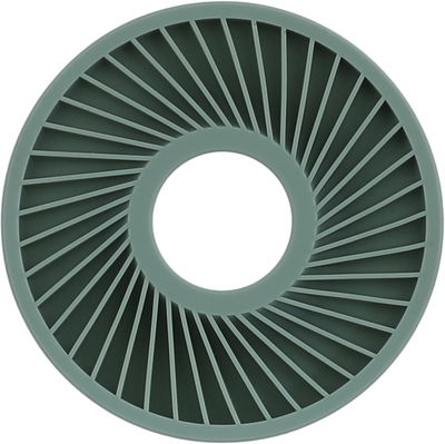 قاعدة أكواب سيليكون السيف غاليري، 9.5 سم، 4 قطع - أبيض أخضر product image 9