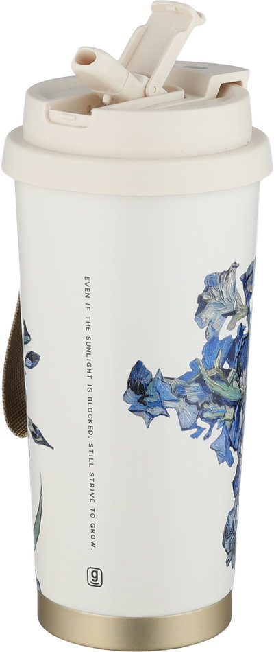 كوب حافظ للحرارة ستانلس استيل السيف غاليري، 550 مل، غطاء بلاستيك - متعدد الألوان product image 2