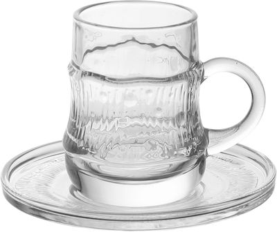 Glass Cup And Plates Set, 36 Pieces - Clear product image 3
