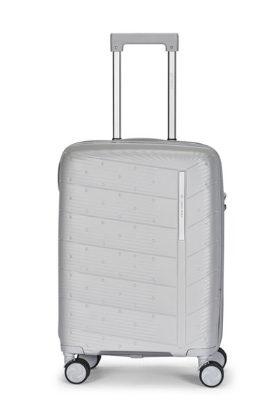 طقم شنط سفر بولي بروبيلين ليمرا، 4 مقاسات، 4 عجلات، بزاوية 360 درجة، LMA-PP504 - فضي product image 4