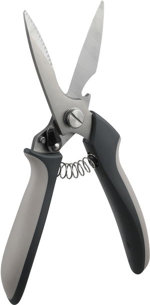 مقص متعدد الاستخدامات ستانلس ستيل السيف غاليري، سماكة 4 مم، 22x6 سم - فضي رمادي product image