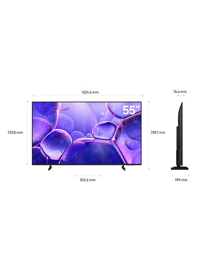 تلفزيون سمارت سامسونج، 55 بوصة، 4k، UHD، معالج كريستال، نظام تيزان، UA55U8000FUXZN - اسود product image 3