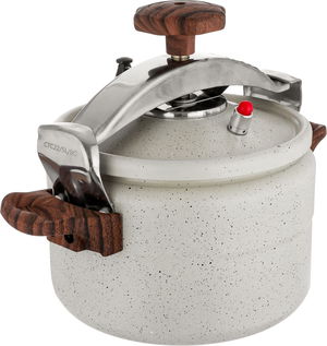Al Saif Gallery Granite Pressure Cooker (Volcano), 11 Liter - Beige product image 3