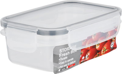 طقم علب تخزين بلاستيك السيف غاليري، 15x10x6 سم، 2 قطع، مستطيل - شفاف product image 3