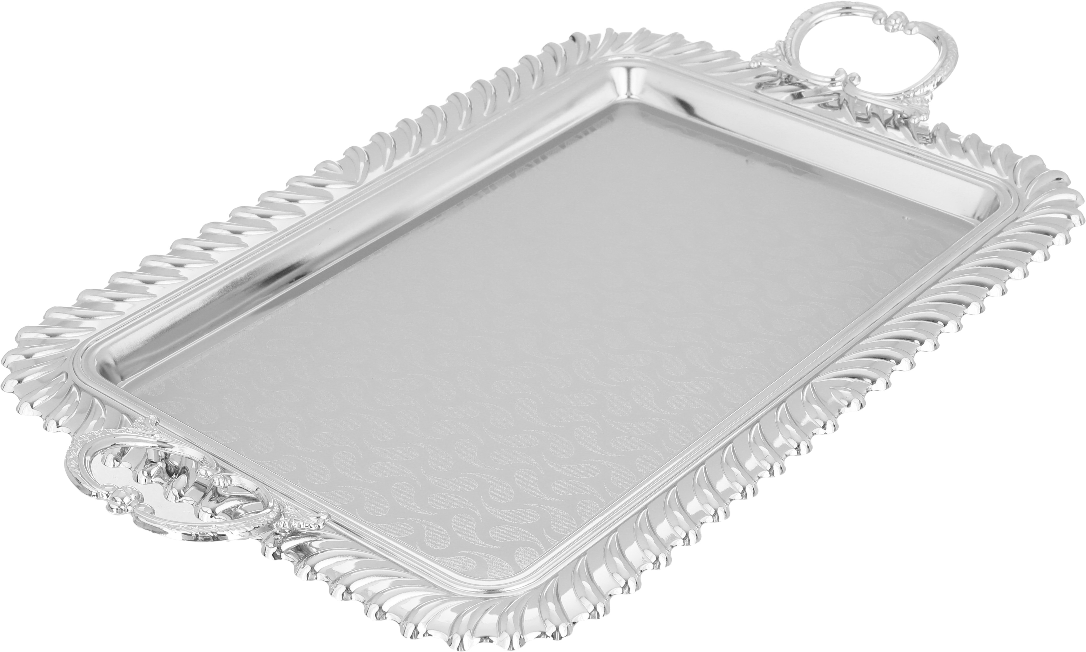 طقم طوفريات غزل استيل السيف بلص، 3 قطع، مستطيل - فضي product image 2
