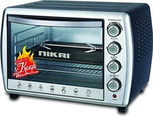 فرن كهربائي نيكاي، 2200 واط، 65 لتر، NT6500SRC2 - فضي product image
