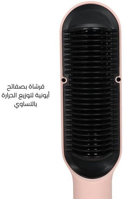 Labelle Baby Straight Hair Straightening Brush, 1100W, 5 Heat Levels, Timer - Rose Gold product image 4