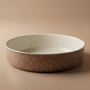 صينية فرن جرانيت روكي، 26سم، دائري - بني product image