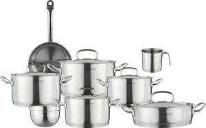 Korkmaz Proline Stainless Steel Cookware Set, 13 Pieces - Silver product image