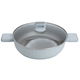 طقم قدور المونيوم بغطاء زجاج روبوست، 9 قطع - رمادي product image 5