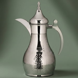 Al Saif Gallery Haila Thermos, 1.2 liters, steel inner case, steel outer case - silver product image
