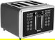 حماصة خبز كهربائي ديجتال إديسون، 4 شرائح، 1440/1700 واط، TA5711B-CB - اسود product image 1