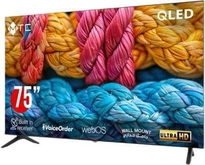 تلفزيون سمارت بدون اطار ارورا، 50 بوصة، 4K UHD، شاشة LED، اندرويد 14، ريسيفر داخلي، AR-50LPS - اسود product image 2
