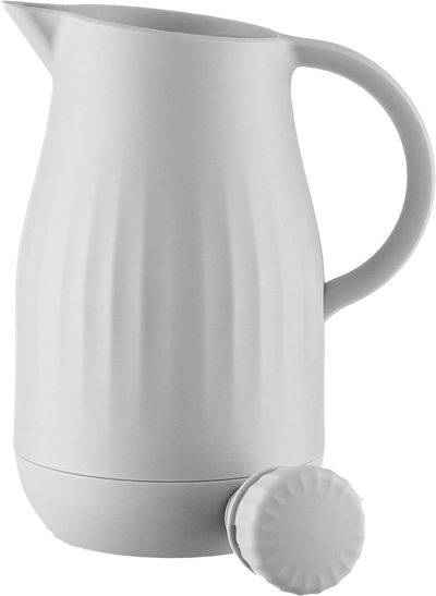 ترمس ايفا تايمليس، 1 لتر، الخامة الداخلية زجاج - رمادي فاتح product image 4