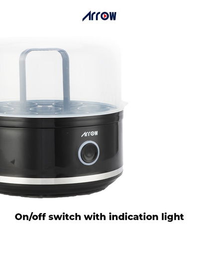 غلاية بيض ارو، 400 واط، 7 خانات، RO-07EBD - اسود product image 4