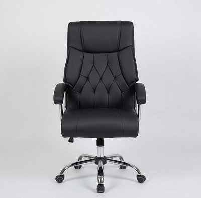 كرسي مكتب دوار جلد، 55×45×100 سم - أسود product image 3