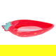 Al saif Gallery Porcelain Salad Bowl, 23.7 x 18.8 x 3.4 cm, Strawberry Shape - Red product image 1