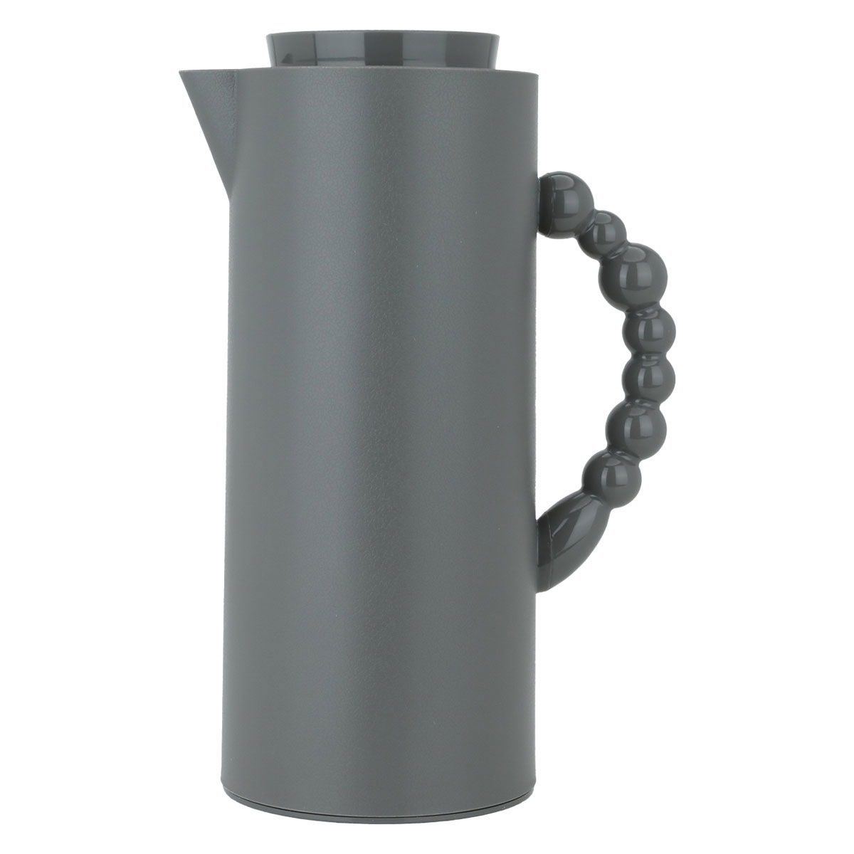 Al Saif Gallery Royal 7 thermos glass, 1 liter, plastic outer shell - gray product image