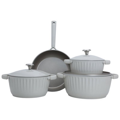 طقم قدور الومنيوم جرانيت روبوست، 7 قطع - بيج product image 6