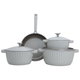 طقم قدور الومنيوم جرانيت روبوست، 7 قطع - بيج product image 6