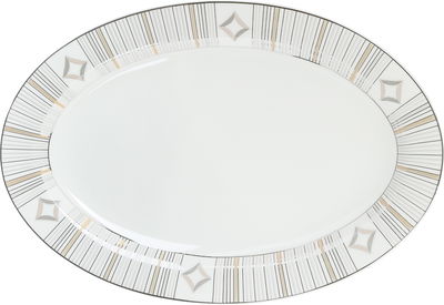 طقم سفرة بورسلان زجاج السيف غاليري، 61 قطعة، منقوش - ابيض شفاف product image 5