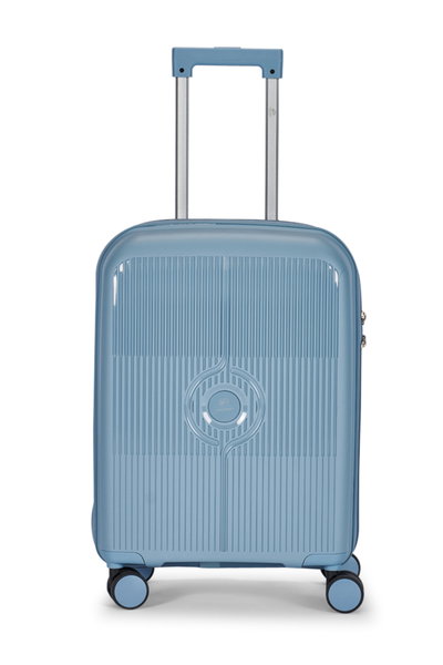 طقم شنط سفر بولي بروبيلين ليمرا، 4 مقاسات، 4 عجلات، بزاوية 360 درجة، LMA-PP525 - ازرق product image 4