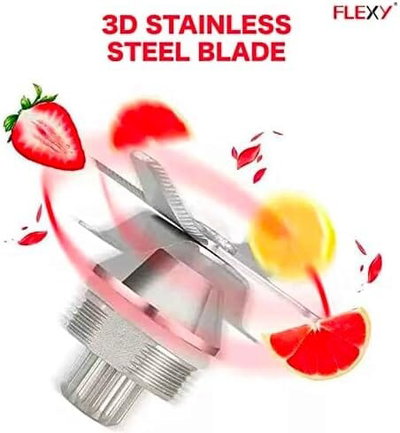 Flexy FCB8040PT Blender, 1500W, 2L, Stainless Steel Blades, 9 Speeds - Red Black product image 3