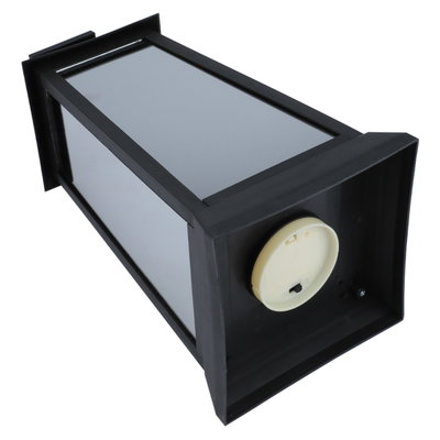 Metal outdoor lighting lantern, 27x13.5 cm - black product image 2