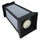 Metal outdoor lighting lantern, 27x13.5 cm - black product image 2