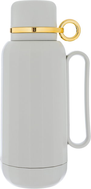 Timeless Rahal Thermos, 1 liter, thermal glass inner container, plastic outer shell - stone gray product image 2