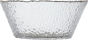 Al Saif Gallery glass plate, 9.5 x 21 x 12.6 cm, round, deep - transparent product image 2