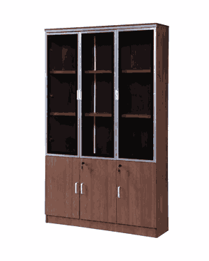 دولاب ملفات معدن، 190×120×32 سم - بني فاتح product image 2